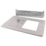 NH switch-disconnectors mounting unit, 630A, W=600mm, XNH3 3p, mounting on mounting plate