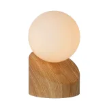 LEN Table Lamp G9excl O10cm H26cm Light Wood