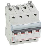 DX³6000 10kA high inlet and low outlet screw circuit breaker 4P 400~ - 2A - curve D - for traditional HX³ comb