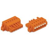 2231-302/031-000 1-conductor female connector; push-button; Push-in CAGE CLAMP®