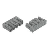 Plug for PCBs angled 5-pole gray