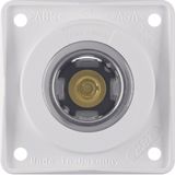 Integro Insert-Power Socket Outlet 12V Polar White Glossy