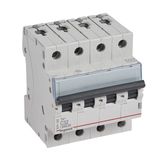 MCB TX³ 6000 - 4P - 400 V~ - 32 A - C curve - prong-type supply busbars