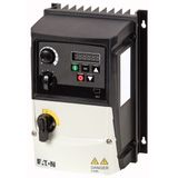 Variable frequency drive, 230 V AC, 1-phase, 7 A, 0.75 kW, IP66/NEMA 4X, Radio interference suppression filter, 7-digital display assembly, Local cont