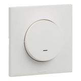 6A push button Urbano illuminated LED indicator white finish