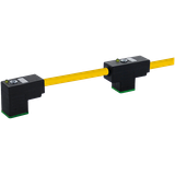 MSUD double valve C-8mm with cable PVC 4x0.75 ye 1,5m