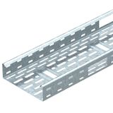 IKS 620 FS  IKS cable tray, with outlet open in bottom and sides, 60x200x3000, Steel, St, strip galvanized, DIN EN 10346