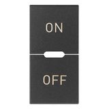 Button 1M ON/OFF symbols grey