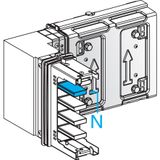 Elbow, KSA400, aluminium conductors, 400A, fixed dimensions (A=B=165mm), turns right or left, white RAL9001