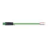 pre-assembled interconnecting cable Eca Socket/plug light green