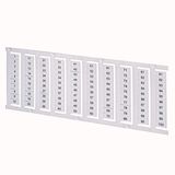 Allen-Bradley 1492-M6X5V1-10 1492 Terminal Block Accessories Snap-In Individual Marker Card, 6 mm x 5 mm, Vertical Text, 1-10, Repeat Sequence Printing