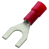 Fork cable lug insulated 0.25-1.5 M5