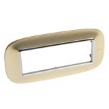 COVER PLATE 6M SATIN GOLD