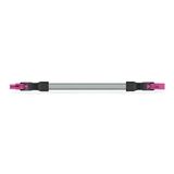 pre-assembled interconnecting cable Eca Socket/plug pink