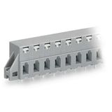 PCB terminal block push-button 2.5 mm² gray