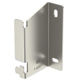 WBV CGR50 A2  Wall bracket, vertical, H110mm, Stainless steel, material 1.4307, A2, 1.4301 without surface. modifications, additionally treated