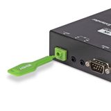 SFP Port Blockers (Without Key) - Pack of 20, Green Protects SFP ports from unauthorized access