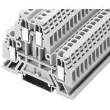 Allen-Bradley, 1492-W IEC Terminal Block, Two-Circuit Feed-Through Block, 4 mm (# 22 AWG - # 10 AWG) or 2.5 mm (# 22 AWG - # 12 AWG), 4 Connection points, Gray (Standard),