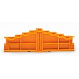 4-level end plate plain 7.62 mm thick orange