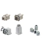 Industrial connectors (set), Series: HA, Screw connection, Size: 1, Nu