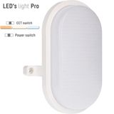 Outdoor Light with Light Source - wall light 9W 1000lm CCT IP65  - White