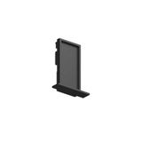 EGO END CAP RECESSED TRIM SENZA FORO BK