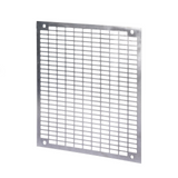 PERFORATED BACK-MOUNTING PLATE - IN GALVANISED STEEL - FOR BOARDS 250X300