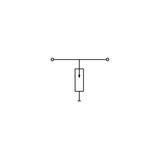 Component terminal block double-deck with gas-filled surge arrester gr