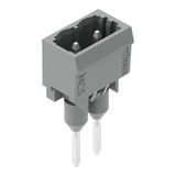 Male connector for rail-mount terminal blocks 1.2 x 1.2 mm pins straig