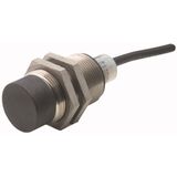 Proximity switch, E57 Premium+ Series, 1 NC, 3-wire, 6 - 48 V DC, M30 x 1 mm, Sn= 22 mm, Semi-shielded, NPN, Stainless steel, 2 m connection cable