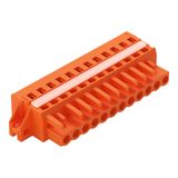 1-conductor female connector CAGE CLAMP® 2.5 mm² orange