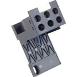 Adapter terminal block, TeSys Deca, for separate mounting, for use with LR97D