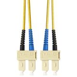 FO Patchcord Duplex SC/SC, 9/125æm OS2, LS0H-3, yellow, 1.0m