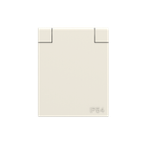 3288 BL Socket Schuko IP54 f/panel White