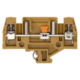 Test-disconnect terminal, Screw connection, 6 mm², 125 V, 41 A, slidin