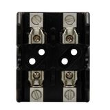 Eaton Bussmann series Class T modular fuse block, 600 Vac, 600 Vdc, 0-30A, Box lug, Two-pole