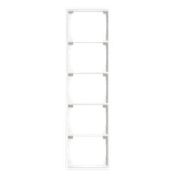 1725F100-884 Cover frame 5gang White - Impressivo