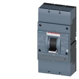 Circuit breaker 3VA5 UL frame 800 breaking capacity class M 35 kA @ 480 V 3-pole