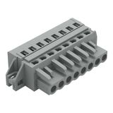 1-conductor female connector CAGE CLAMP® 2.5 mm² gray