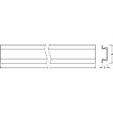 Flat Profiles for LED Strips -PF01/UW/22X6/10/2