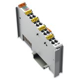 4-channel analog input for NTC resistance sensors Adjustable light gra