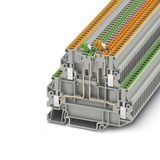 Knife-disconnect terminal block