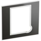 Arteor Surround Plate for 13A Fused Connection Unit Switched Reflective Black