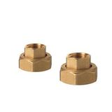 ALG15.152B - Brass fitting G 1" / Rp ½", set of 2