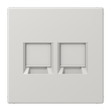 Centre plate for MJ f. 2 sockets LS1969-2WELG