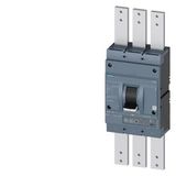 circuit breaker 3VA2 IEC Frame 1250 breaking capacity class H Icu=85 kA @ 415 V 3-pole line protection ETU320  LI In=1250 A