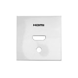 HDMI coupling cover, white