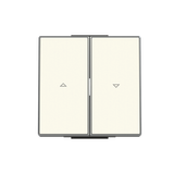 8544 BL Rocker for blind switch/push-button - Soft White for Venetian blind Two-part rocker White - Sky Niessen