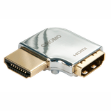 CROMO HDMI Male to HDMI Female 90 Degree Right Angle Adapter - Left Create easy access to your HDMI ports on the rear of your HDTV!