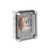 VG-V20-1+NPE-280 System solution, surge arrester V20 in housing, 1-pole + NPE, 280 V